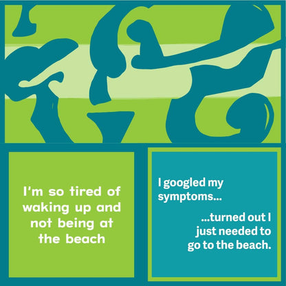 Beach Googled | Funny Party Gift | Cocktail Napkin