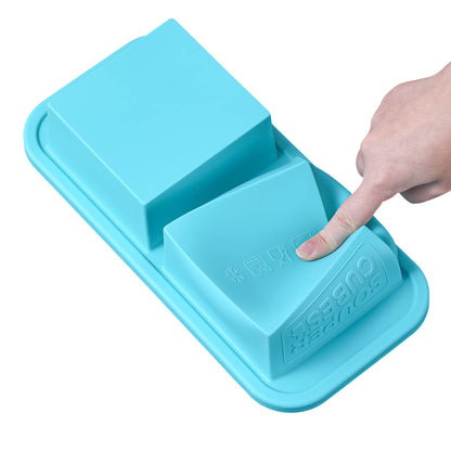 Souper Cubes 2-Cup Silicone Freezing Tray: Aqua