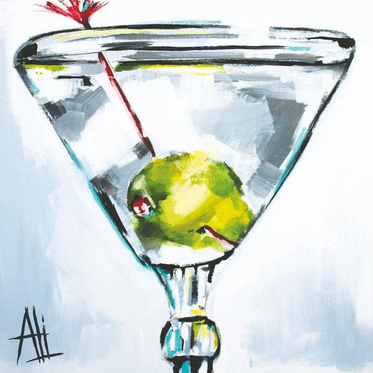 The Art Of The Martini Paper Cocktail Napkin