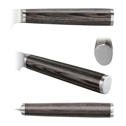 4-Piece Pakkawood Steak Knife Set in Wooden Chest