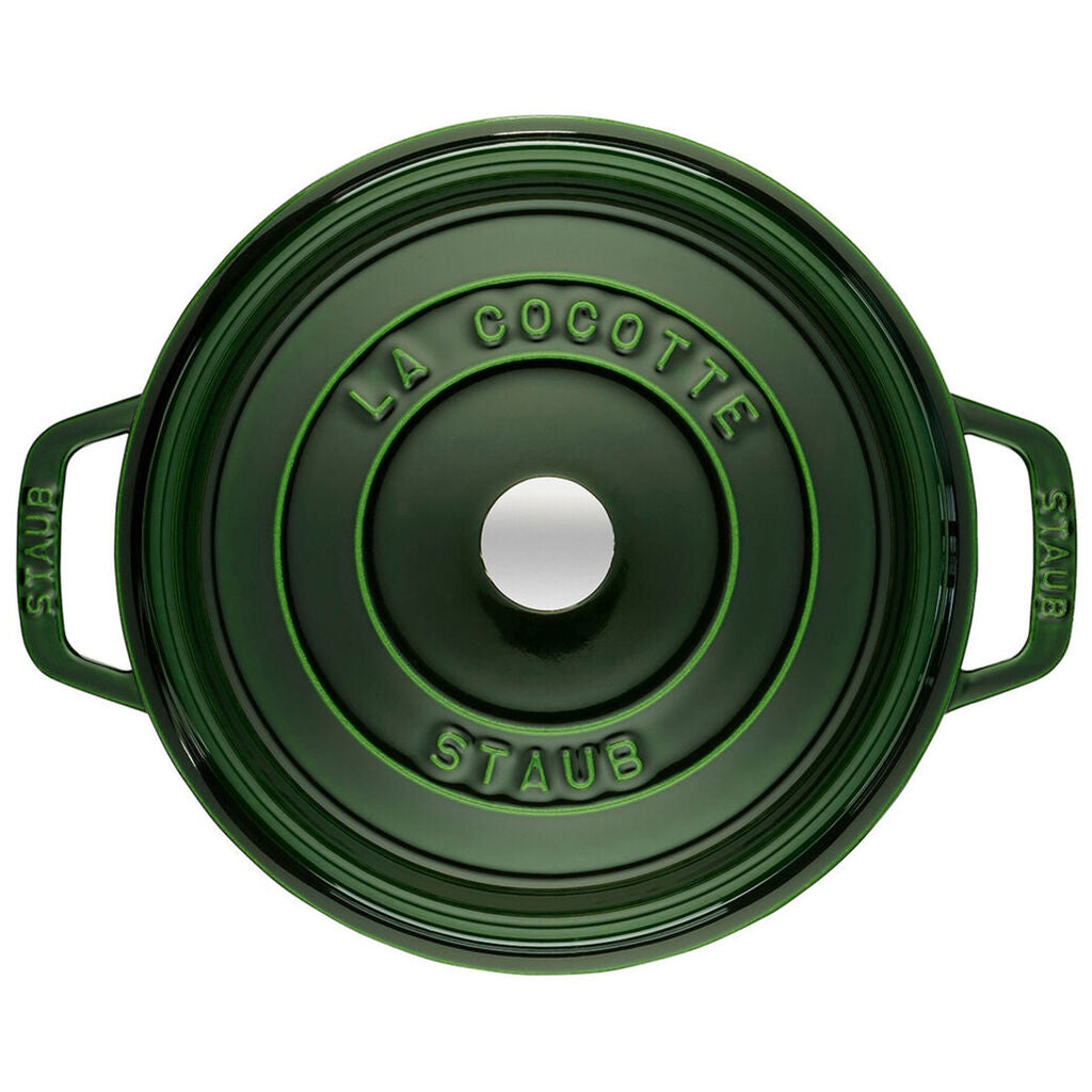 Staub 7 qt Round Dutch Oven in Basil