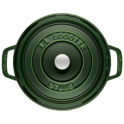 Staub 7 qt Round Dutch Oven in Basil