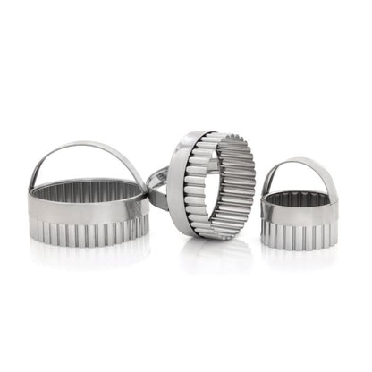 Baking Crinkle Cookie Cutters, Set of 3
