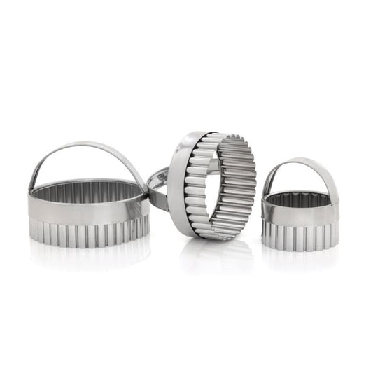 Baking Crinkle Cookie Cutters, Set of 3