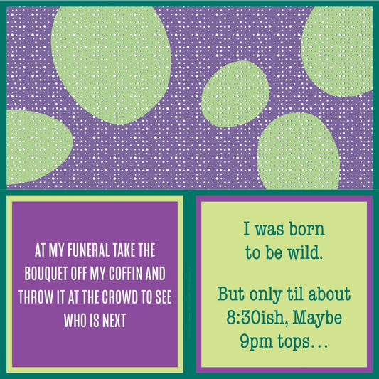 NAPKIN Born To Be Wild | Funny Party Gift | Cocktail Napkin