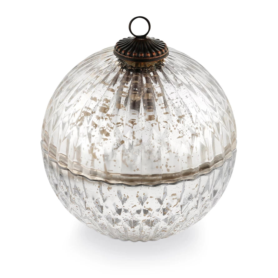 Silver Balsam & Cedar Mercury Ornament