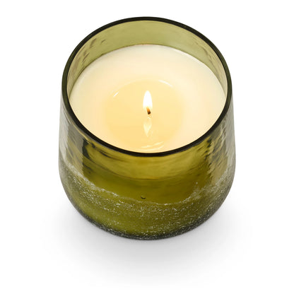 Balsam & Cedar Green Baltic Glass Candle