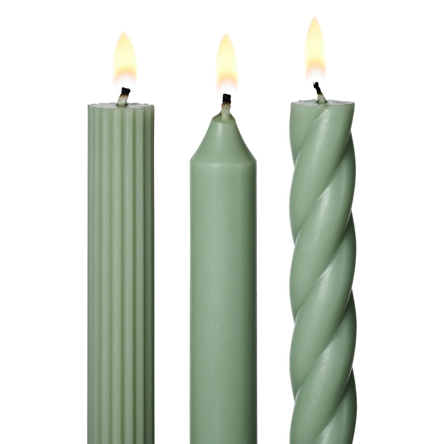 Assorted Tapers 3pk Hinoki Sage