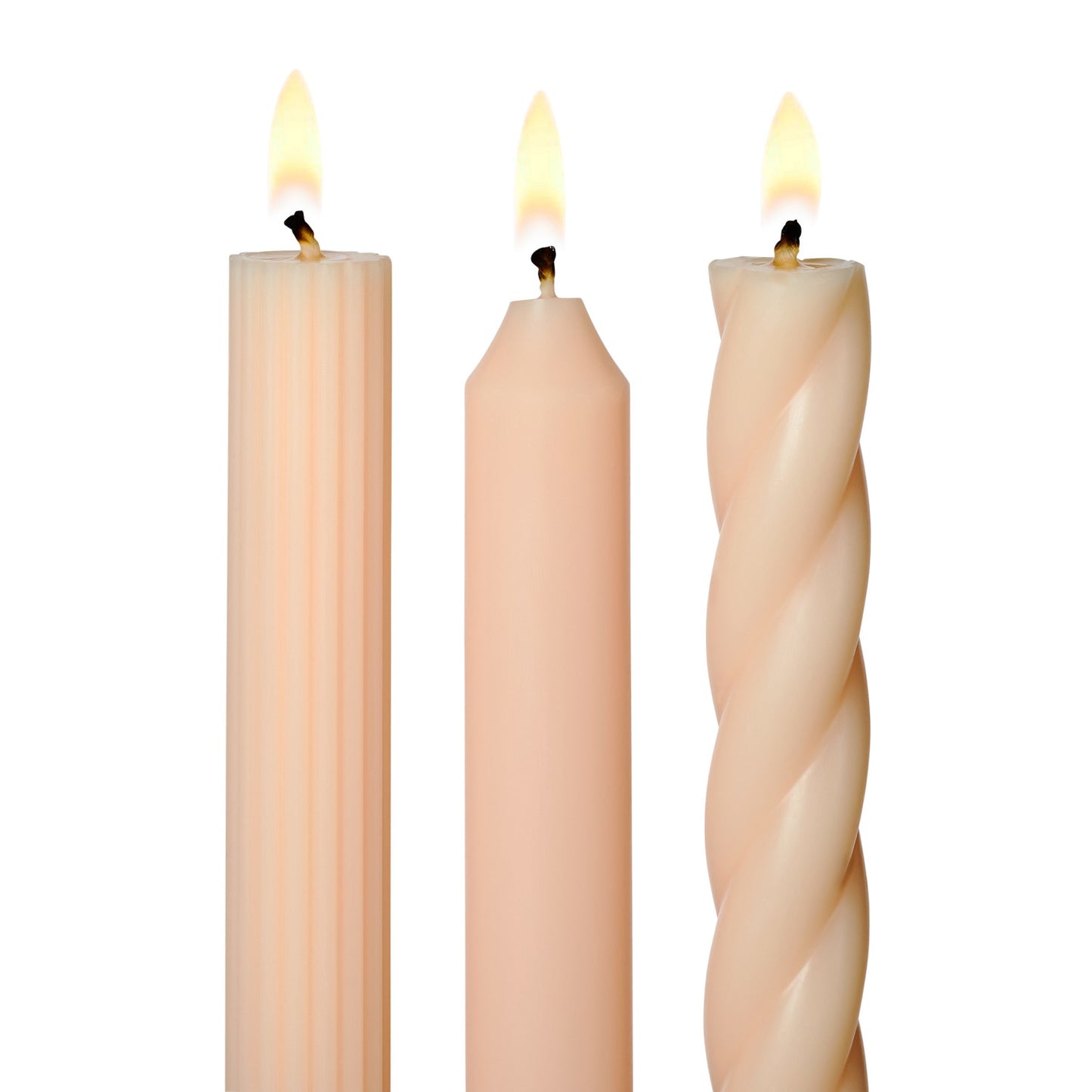 Baby Pink Illume Assorted Candle Tapers 3-Pack