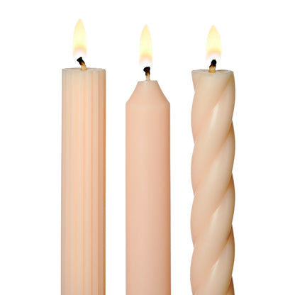 Baby Pink Illume Assorted Candle Tapers 3-Pack