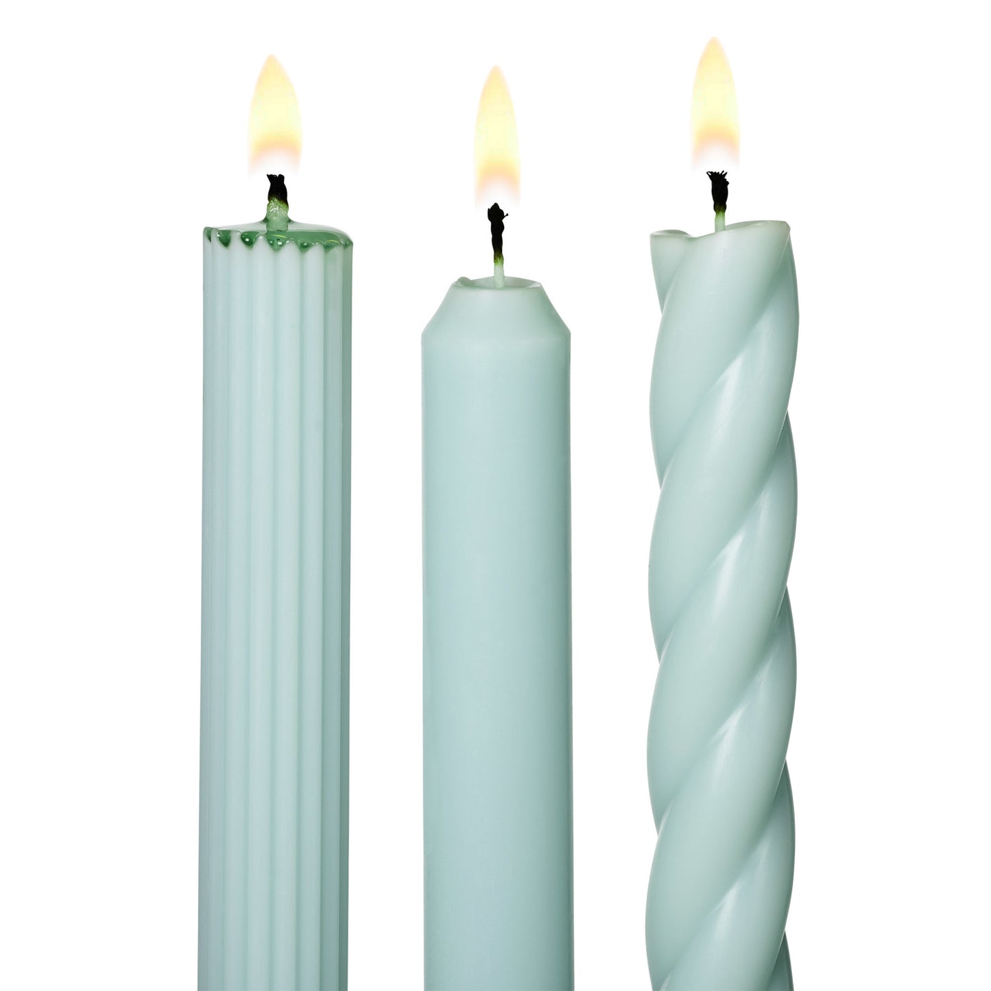 Dusty Blue Illume Assorted Candle Tapers 3-Pack