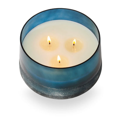 Hidden Lake Large Baltic Glass Candle