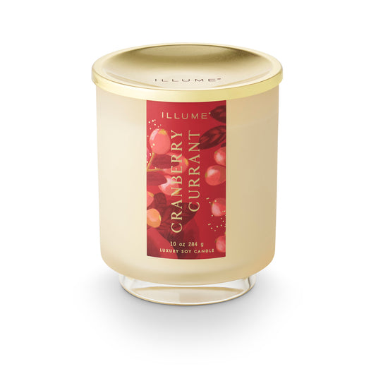 Cranberry Currant Signature Glass Candle, 10oz