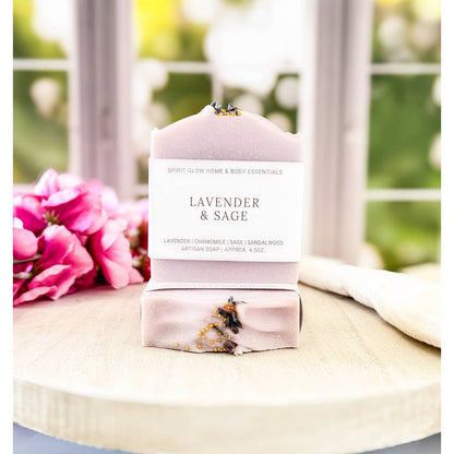 Lavender and Sage - Handcrafted Artisan Soap Bar