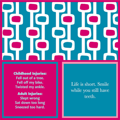NAPKIN Life Is Short | Funny Party Gift | Cocktail Napkin
