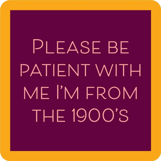 From The 1900'S Coaster | Funny Party Gift | Home Bar Decor