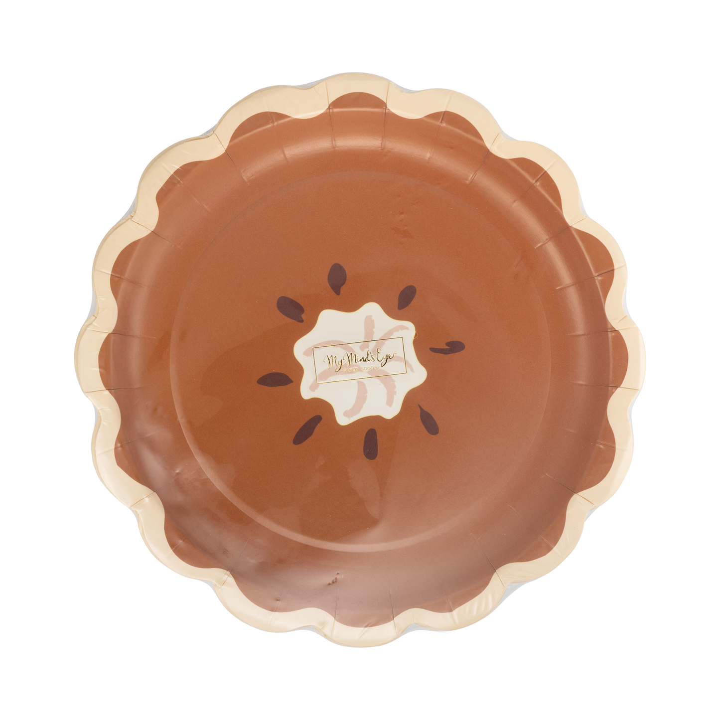 Pumpkin Pie Paper Plates