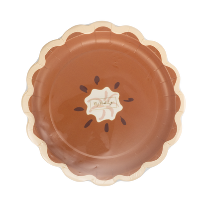 Pumpkin Pie Paper Plates