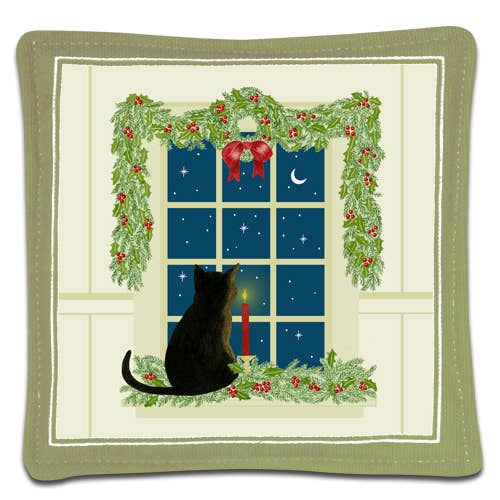 Candle Light Cat Single Spiced Mug Mat