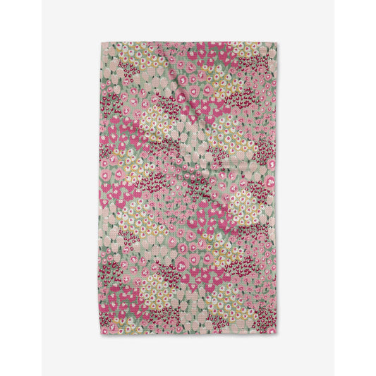 Bloomed for Spring Geometry Tea Towel
