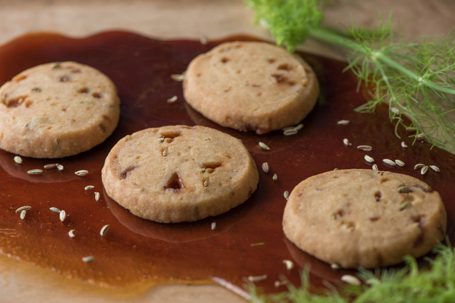 Lark Burnt Sugar and Fennel Shortbread Cookies