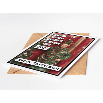 May Your Holiday Breakdown Be Filled With Joy! Christmas Greeting Card