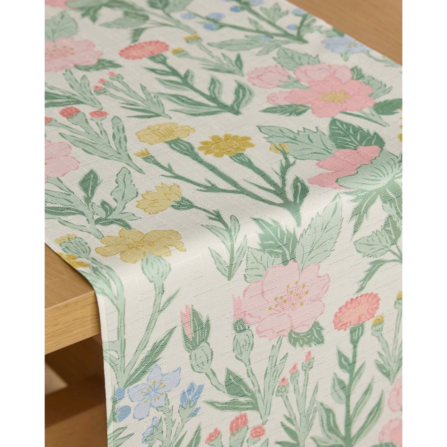 Wildflowers in Bloom Geometry Table Runner