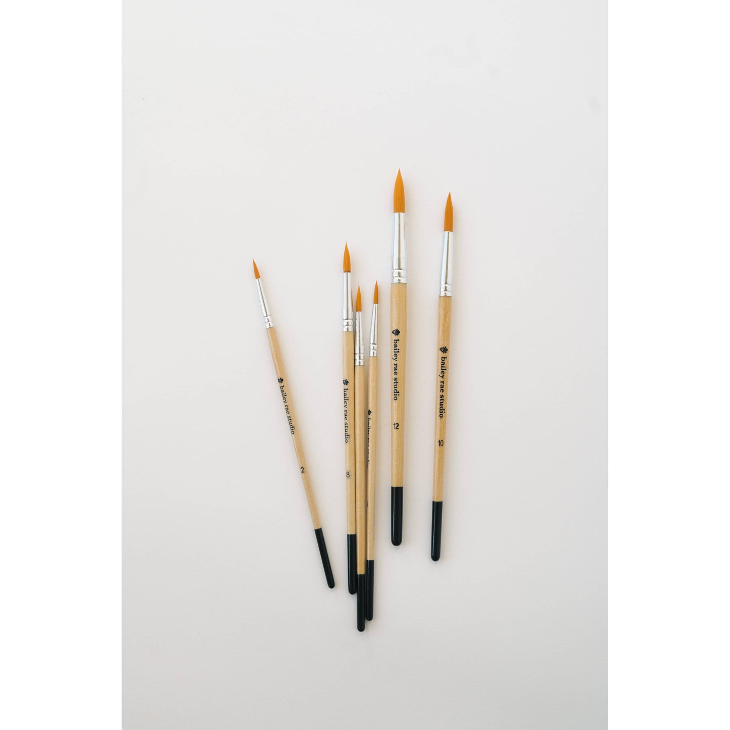 Round Tip Watercolor Brush Set -- 6 piece