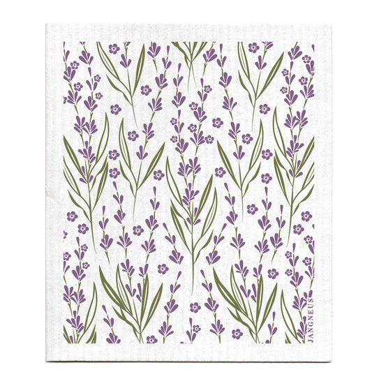 Swedish Dishcloth - Lavender - Green