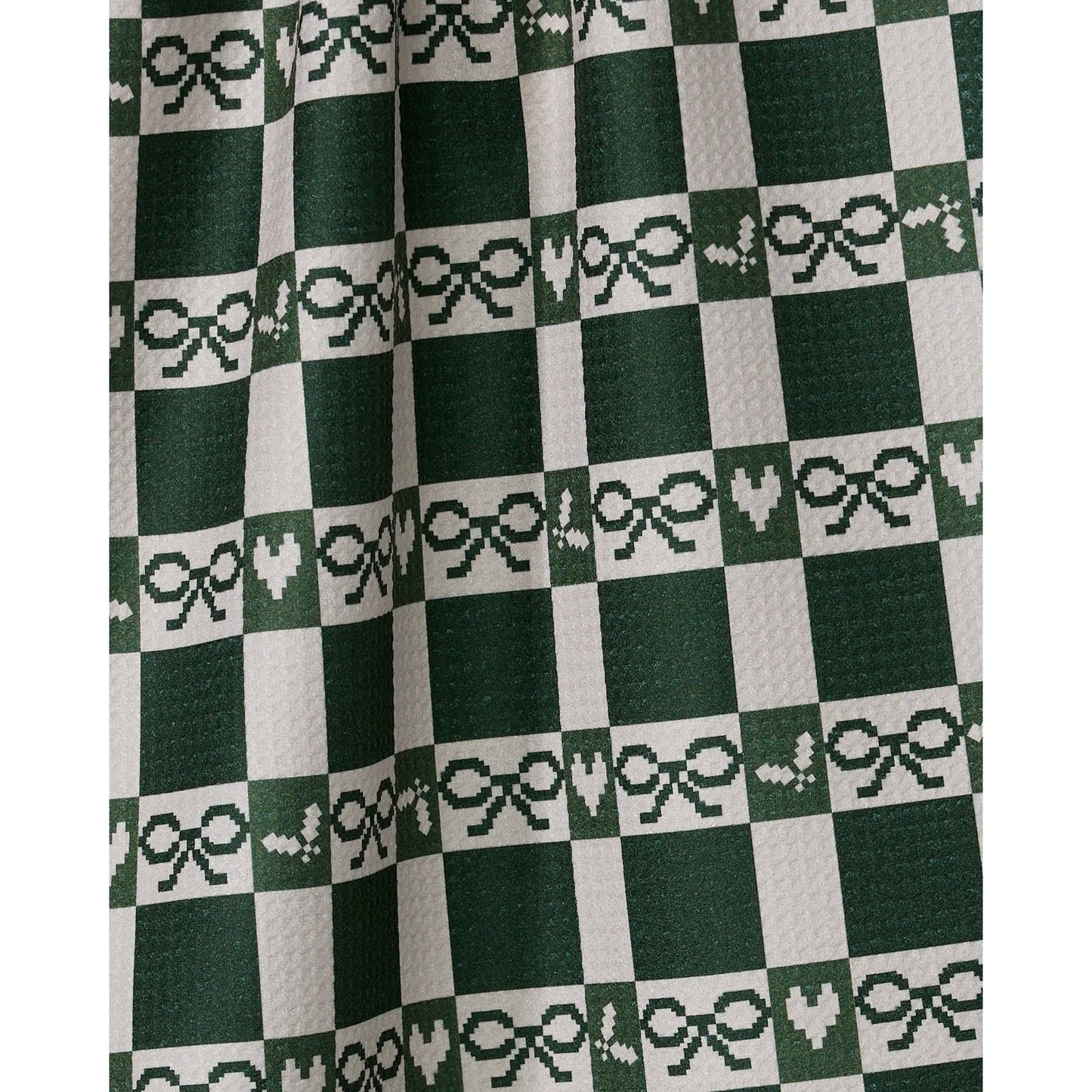 Elf Gingham Tea Towel