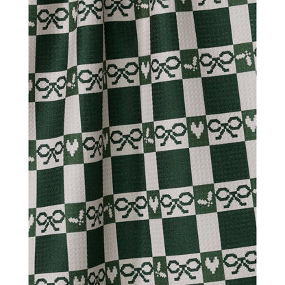 Elf Gingham Tea Towel