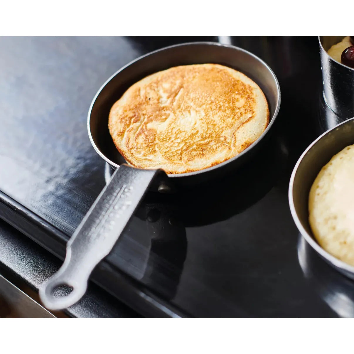 Blue Carbon Steel Egg & Pancake Pan