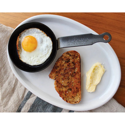 Blue Carbon Steel Egg & Pancake Pan
