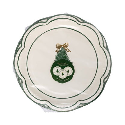 Christmas Lane Plates, Set of 9