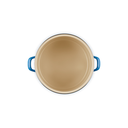 Le Creuset Eos Traditional Stockpot Blue Crab 16 Qt Signature Stainless Steel