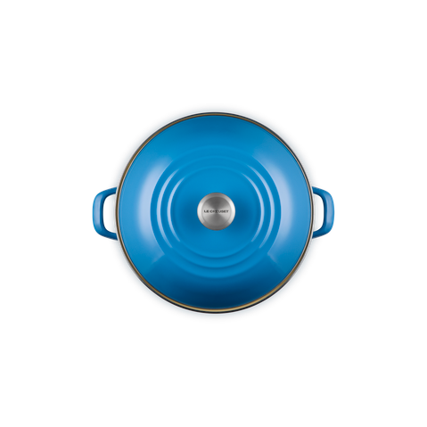 Le Creuset Eos Traditional Stockpot Blue Crab 16 Qt Signature Stainless Steel