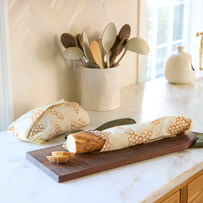 Bee's Wrap Bread Wrap - Honeycomb Pattern