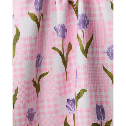Tulip Town Geometry Tea Towel