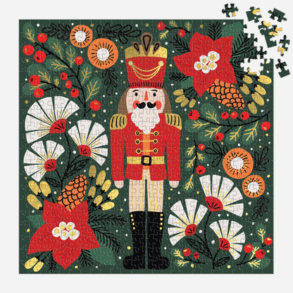 Merry Nutcracker 500 Piece Foil Puzzle