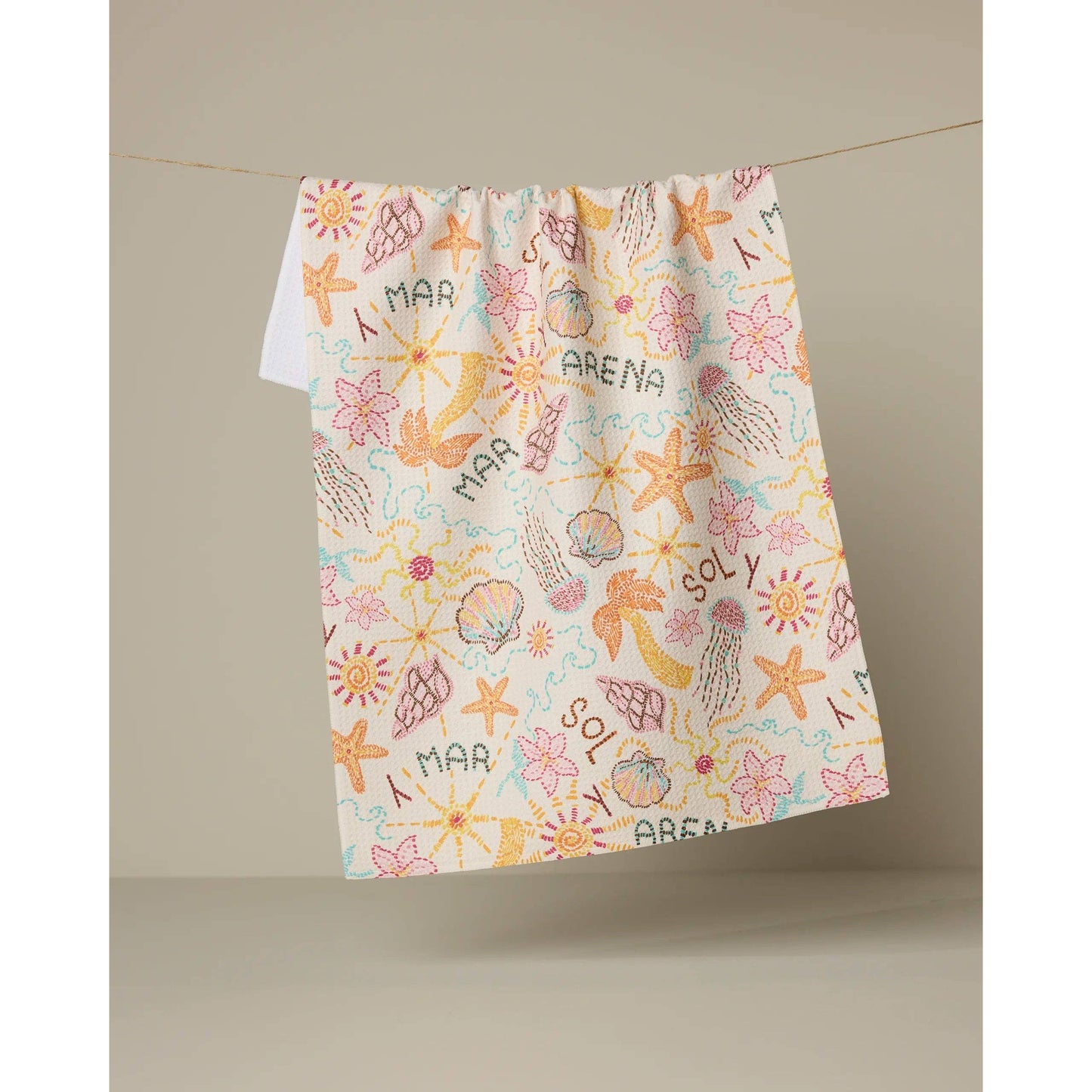 Sol y Mar Tea Towel
