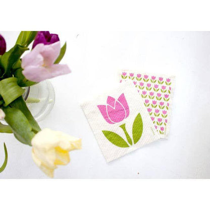 Swedish Dishcloth - Tulip Small - Pink