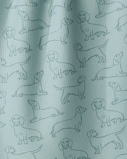 Dachshund Pups Tea Towel