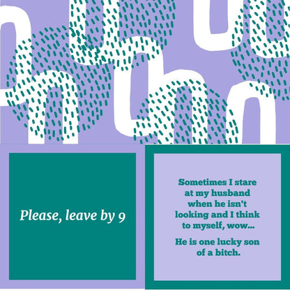 Please Leave | Funny Party Gift | Cocktail Napkin