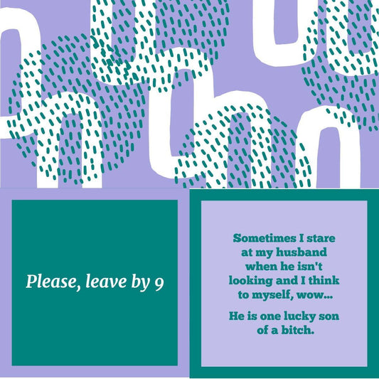 Please Leave | Funny Party Gift | Cocktail Napkin