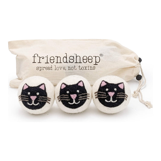 Black Cats Eco Dryer Balls - Limited Edition - Set of 3