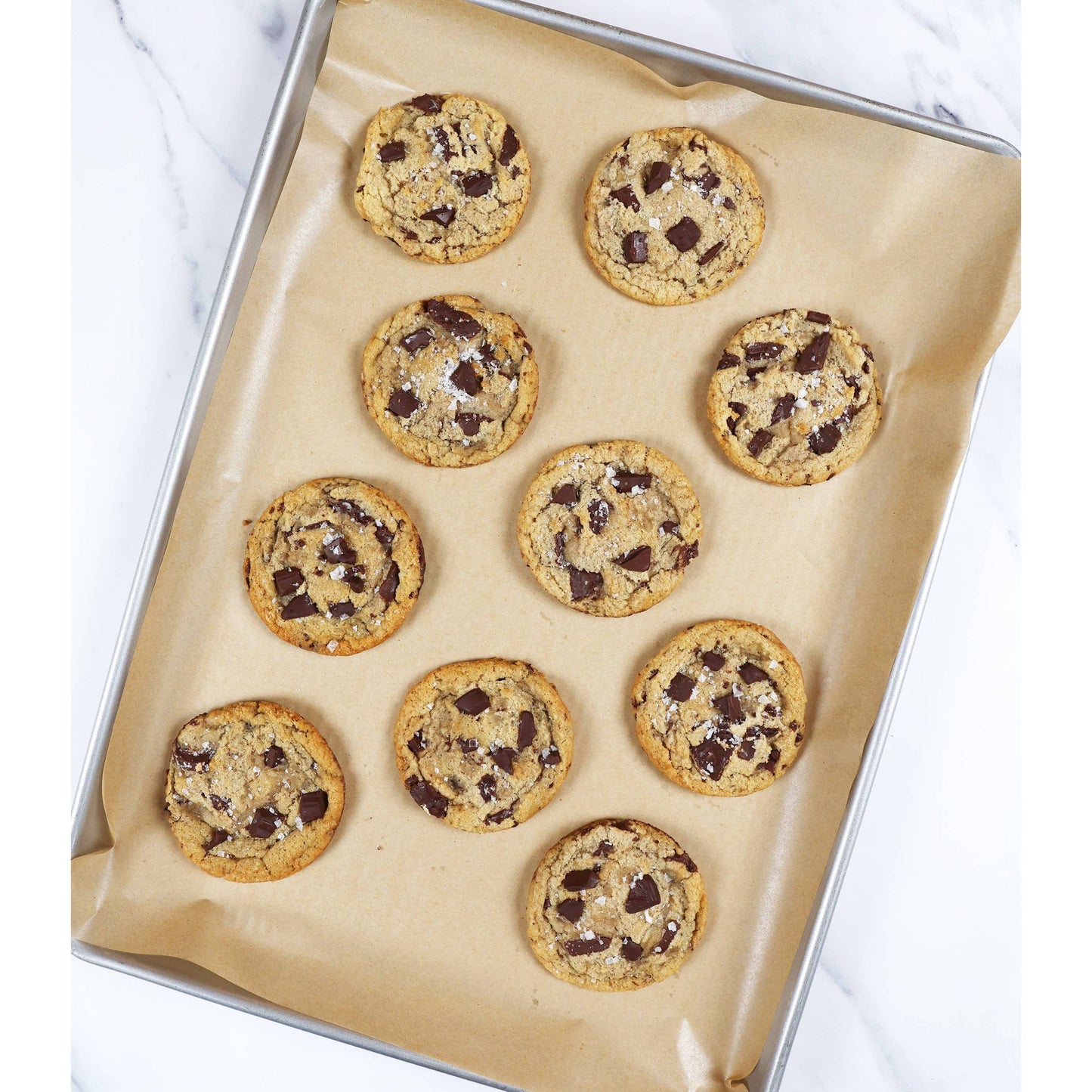 USA Pan Natural Unbleached Parchment Paper Sheets (100 Count
