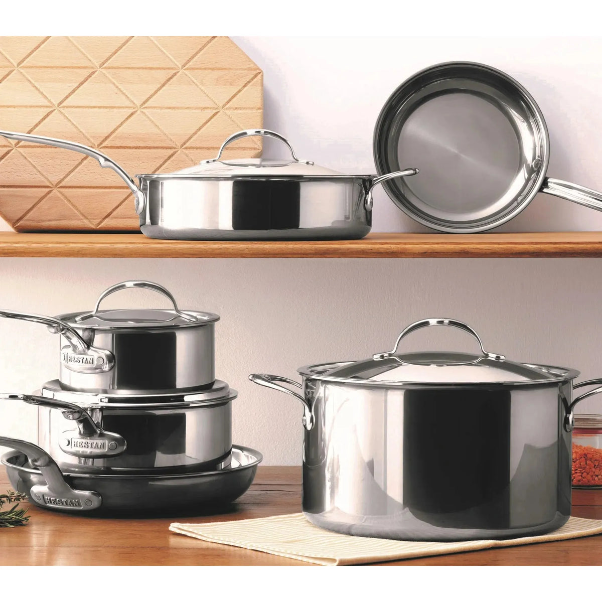 Hextech Cookware Set Hestan 10-Piece Titanium Ultimate Cookware Set – Browns Kitchen