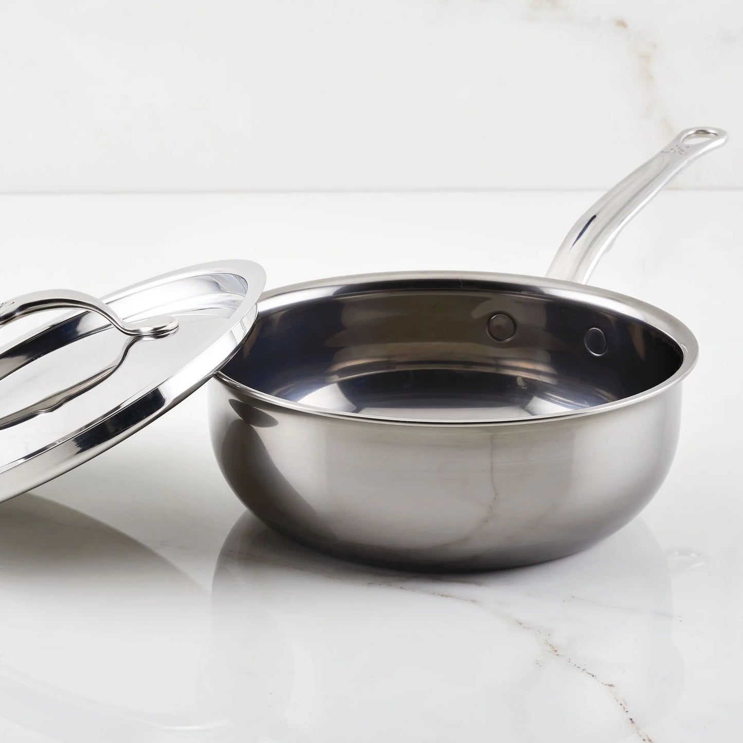 Nanobond Titanium Stainless Steel Saucier Pan, 2-Quart