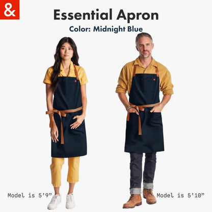 Hedley & Bennett Essential Midnight Cider Blue Apron