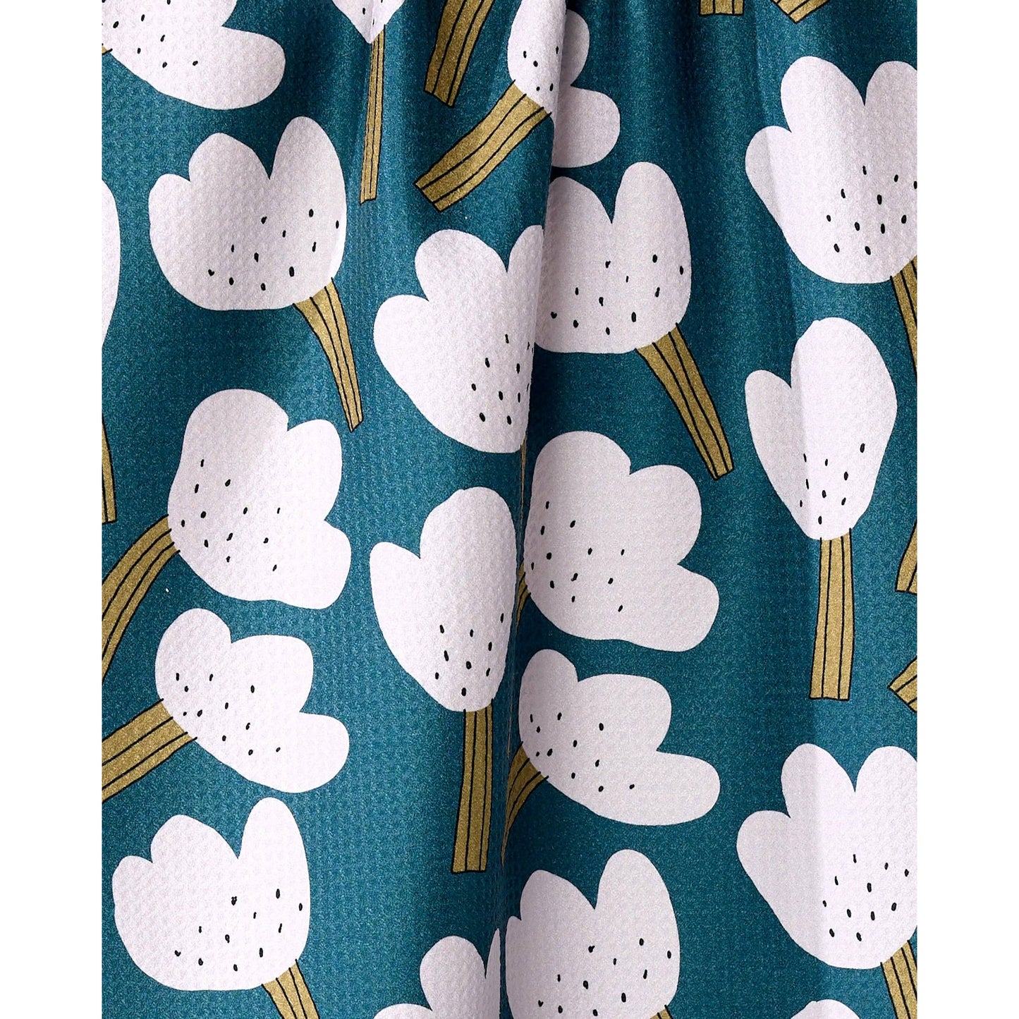 Tulips Geometry Tea Towel